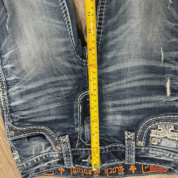 Rock Revival Beet Red Mid-Rise Skinny Stretch Jean - Picture 10 of 16